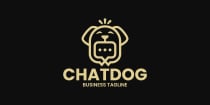 Dog Chat Logo Template Screenshot 3