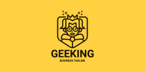 Geek King Logo Template Screenshot 2