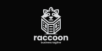 Raccoon News Logo Template Screenshot 3