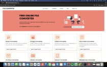 All type of File Converter - Python Full Website Screenshot 1