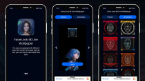 Face Lock 4K Live Wallpaper with AdMob Ads Android Screenshot 1