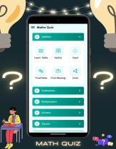 Math Quiz - Android App Template Screenshot 2