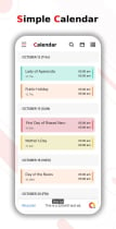 Calendar - Android App Template Screenshot 1