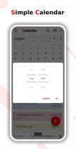 Calendar - Android App Template Screenshot 2