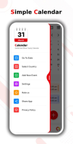 Calendar - Android App Template Screenshot 5