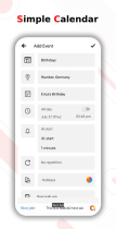 Calendar - Android App Template Screenshot 7