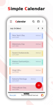 Calendar - Android App Template Screenshot 8