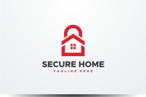 Secure Home Logo Template Screenshot 1