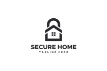 Secure Home Logo Template Screenshot 3