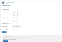 CopyShield - Content Protection WordPress Plugin Screenshot 1