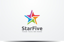 Star Five Colorful Logo Template Screenshot 1