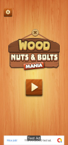 Wood Nuts And Bolts Mania - Android Studio  Screenshot 1