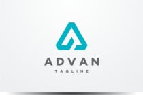 Advan Letter A Logo Design Screenshot 1