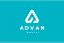 Advan Letter A Logo Design Screenshot 2