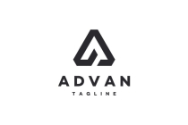 Advan Letter A Logo Design Screenshot 3