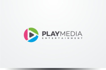 Play Media Symbol Logo Design Screenshot 1