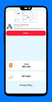 NFC Tag Reader - Android App Source Code Screenshot 2