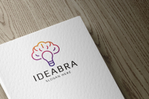 Idea Brain Bulb Logo Screenshot 3