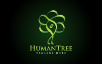 Abstract Human Tree Or Flower Human Logo Screenshot 1