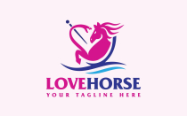 Love Horse Equine Veterinary Services Logo Design Screenshot 1