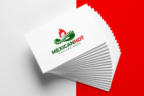 Mexican Hat With Hot Chili Fire Logo Design Screenshot 4