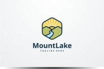 Mountain Lake Logo Template Screenshot 1