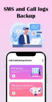 SMS And Call Logs Backup - Android Screenshot 2
