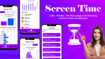 Screen time - Time Tracker - Android App Source Co Screenshot 1