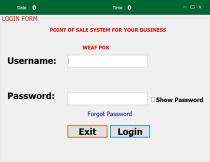 Advanced Point of Sale System POS in Java Screenshot 5