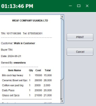 Advanced Point of Sale System POS in Java Screenshot 11