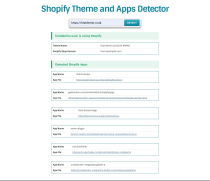 Shopify Theme and Apps Detector Script Screenshot 1