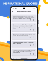 Inspirational Quotes Android App Template Screenshot 4