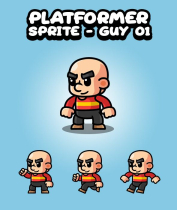 Platformer Guy Sprites Pack Screenshot 1