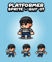 Platformer Guy Sprites Pack Screenshot 7