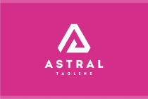 Astral - Abstract Letter A logo Screenshot 2