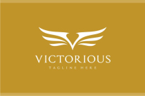 Victorious - Letter V logo design Screenshot 2