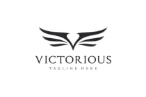 Victorious - Letter V logo design Screenshot 3