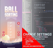 Ball Sorting - iOS Source Code Screenshot 3