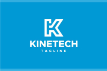 Kinetech - Letter K Logo Template Screenshot 2