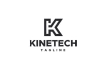 Kinetech - Letter K Logo Template Screenshot 3