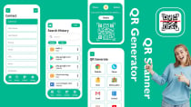 QR Scanner QR Generator - Android Template Screenshot 1