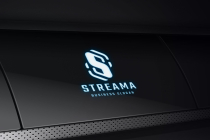 Stream Letter S Pro Logo Screenshot 2