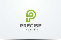 Precise - Letter P Logo Template Screenshot 1