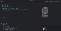 Lance - Freelancer portfolio template Screenshot 1