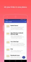 Bookmark Manager App - Android App Template Screenshot 1
