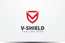 Letter V Shield Logo Screenshot 1