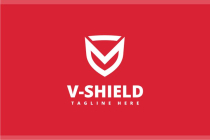 Letter V Shield Logo Screenshot 2