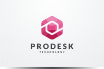 Pro Desk Hexagon - Letter pd dp Logo Screenshot 1