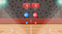 Two Basketball Hoops - HTML5 Construct Game Screenshot 2