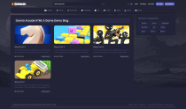 Gamio Arcade HTML 5 Game Portal PHP Script Screenshot 2